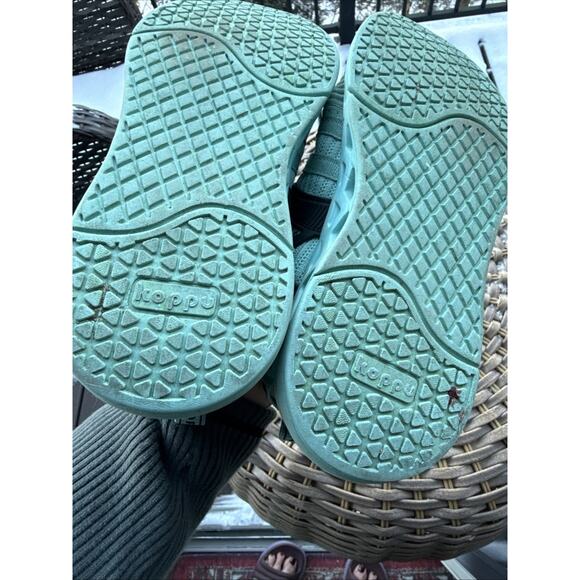 koppu Unisex Non-Slip 4.5 US Sneaker Little Big Kids Teal 36 EU 3.5 UK K004 - Picture 10 of 13